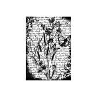 Stampers Anonymous - Tim Holtz - ATC - Cling Mounted Rubber Stamps - Flutter