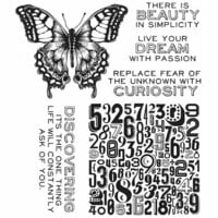 Stampers Anonymous - Tim Holtz - Cling Mounted Rubber Stamp Set - Perspective