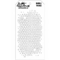 Stampers Anonymous - Tim Holtz - Layering Stencil - Bubble
