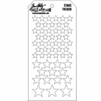 Stampers Anonymous - Tim Holtz - Layering Stencil - Stars