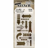 Stampers Anonymous - Tim Holtz - Layering Stencils - Arrows