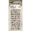 Stampers Anonymous - Tim Holtz - Layering Stencil - Typo