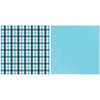 Teresa Collins - On the Edge Collection - 12 x 12 Double Sided Paper - Plaid