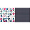 Teresa Collins - Sports Edition II Collection - 12 x 12 Double Sided Paper - Circle Tags