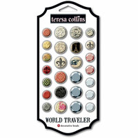 Teresa Collins - World Traveler Collection - Brads