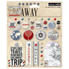 Teresa Collins - Far and Away Collection - Decorative Brads