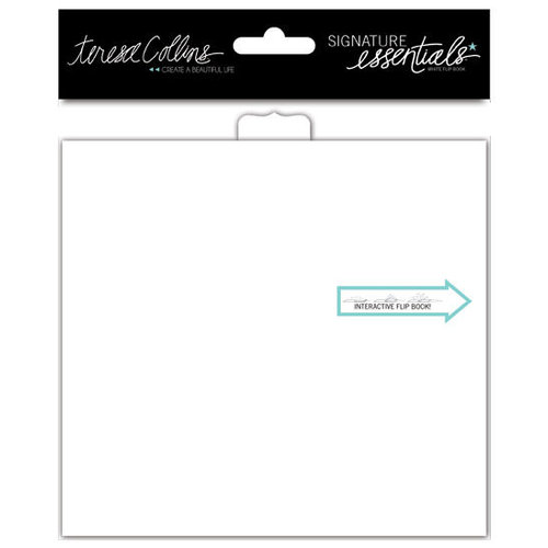 Teresa Collins - Signature Essentials Collection - Flip Book - White - Large