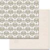 Teresa Collins - Urban Market Collection - 12 x 12 Double Sided Paper with Glitter Accents - Damask