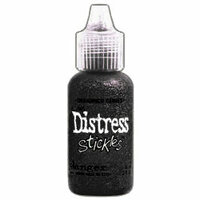 Ranger Ink - Tim Holtz - Distress Stickles Glitter Glue - Black Soot