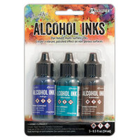 Ranger Ink - Tim Holtz - Adirondack Alcohol Ink - 3 Pack - Mariner