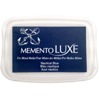 Tsukineko - Memento LUXE - Fade Resistant Dye Inkpad - Nautical Blue