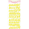 Pink Paislee - Expressions - Foam Stickers - Cushies - Alphabet - Lemon