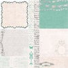 Pink Paislee - House of Three - Parisian Anthology Collection - 12 x 12 Double Sided Paper - Parisian Elements