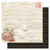 Pink Paislee - London Market Collection - 12 x 12 Double Sided Paper - Kensington