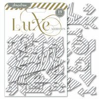 Pink Paislee - Luxe Collection - Foil Chipboard Shapes - Arrows