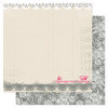 Pink Paislee - Secret Crush Collection - 12 x 12 Double Sided paper - Bouquet