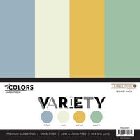 My Colors Cardstock - By PhotoPlay - Travelogues Collection - 12 x 12 Double Sided Cardstock - Variety Pack