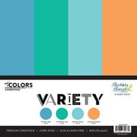 My Colors Cardstock - By PhotoPlay - Anchors Aweigh Collection - 12 x 12 Double Sided Cardstock - Variety Pack