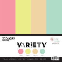 My Colors Cardstock - By PhotoPlay - Coco Paradise Collection - 12 x 12 Cardstock Variety Pack