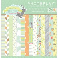 Photo Play Paper - About a Little Boy Collection - 6 x 6 Paper Pad