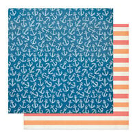 PhotoPlay - Anchors Aweigh Collection - 12 x 12 Double Sided Paper - Anchors