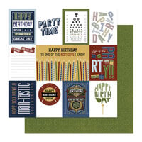 PhotoPlay - Birthday Bash Collection - 12 x 12 Double Sided Paper - King of the Party