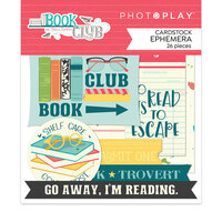 PhotoPlay - Book Club Collection - Ephemera - Die Cut Cardstock Pieces