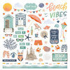PhotoPlay - Beach Vibes Collection - 12 x 12 Cardstock Stickers - Elements