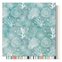 PhotoPlay - Beach Vibes Collection - 12 x 12 Double Sided Paper - Tidepool
