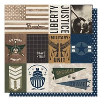 PhotoPlay - The Brave Collection - 12 x 12 Double Sided Paper - The Brave