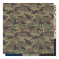 PhotoPlay - The Brave Collection - 12 x 12 Double Sided Paper - Camo
