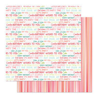 PhotoPlay - Birthday Sparkle Collection - 12 x 12 Double Sided Paper - It's Your Special Day