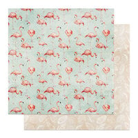 PhotoPlay - Coco Paradise Collection - 12 x 12 Double Sided Paper - Let'S Flamingle