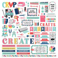PhotoPlay - Crop Til You Drop Collection - 12 x 12 Cardstock Stickers - Elements