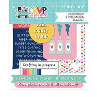 PhotoPlay - Crop Til You Drop Collection - Ephemera - Die Cut Cardstock Pieces