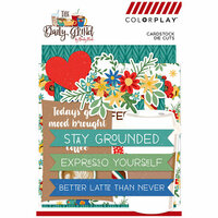 ColorPlay - Daily Grind Collection - Ephemera - Die Cut Cardstock Pieces