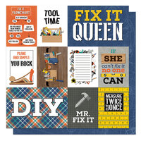 PhotoPlay - DIY Home Edition Collection - 12 x 12 Double Sided Paper - Fix It