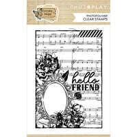 PhotoPlay - Everyday Junque Collection - Clear Photopolymer Stamps - Background