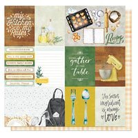 PhotoPlay - Fresh Picked 2 Collection - 12 x 12 Double Sided Paper - My Kitchen My Rules