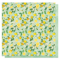 PhotoPlay - Fresh Picked 2 Collection - 12 x 12 Double Sided Paper - Lemon Twist