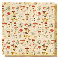 PhotoPlay - Meadow's Glow Collection - 12 x 12 Double Sided Paper - Vintage Mushroom