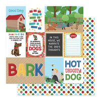 PhotoPlay - Hot Diggity Dog Collection - 12 x 12 Double Sided Paper - Yippee Yay