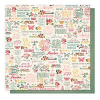 PhotoPlay - Hello Lovely Collection - 12 x 12 Double Sided Paper - Wonderful