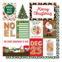ColorPlay - Homemade Holidays Collection - Christmas - 12 x 12 Double Sided Paper - Baked With Love