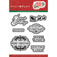 PhotoPlay - Holiday Charm Collection - Etched Dies
