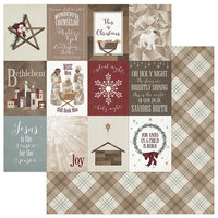 Photo Play Paper - Luke 2 Collection - Christmas - 12 x 12 Double Sided Paper - 3 x 4 Cards
