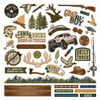 PhotoPlay - Mud On The Tires Collection - 12 x 12 Cardstock Stickers - Elements