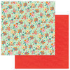 Photo Play Paper - Paprika Collection - 12 x 12 Double Sided Paper - Patchouli