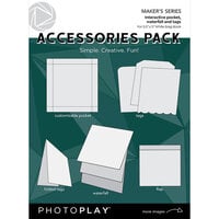 PhotoPlay - Maker's Series Collection - Brag Book Accessory Pack - White