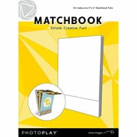 PhotoPlay - Maker's Series Collection - Creation Bases - Matchbook - 4 x 6 - White